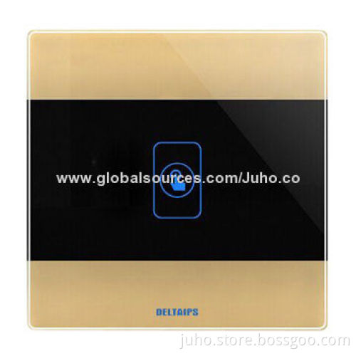 110-250v High Quality Unique Design Glass Panel, Remote Control Touch Wall Light Switch